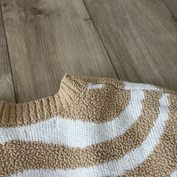 American Eagle Sweater Women's Taupe Cardigan Open Front Oversized Size Medium - Picture 7 of 7